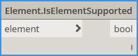 Element IsElementSupported BimorphNodes v2.2