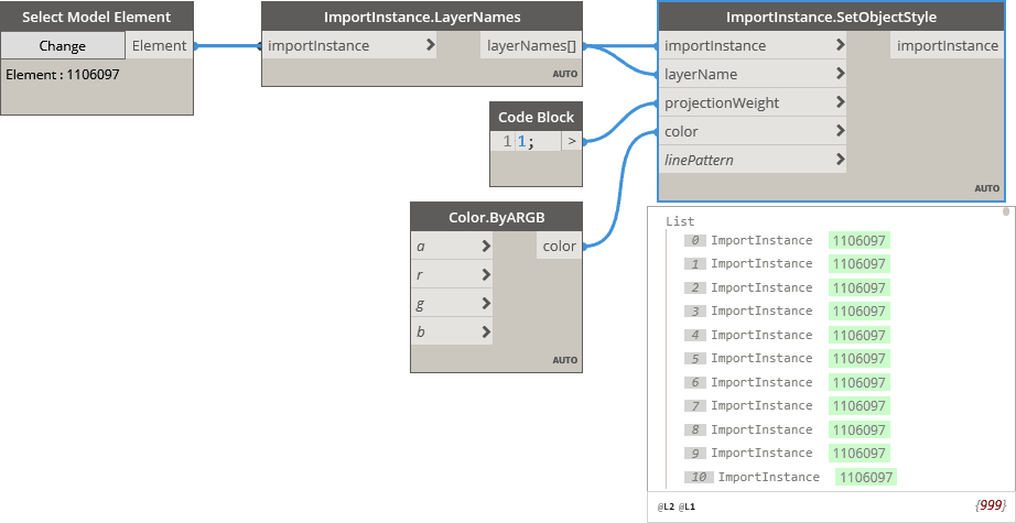 BimorphNodes new CAD SetObjectStyle