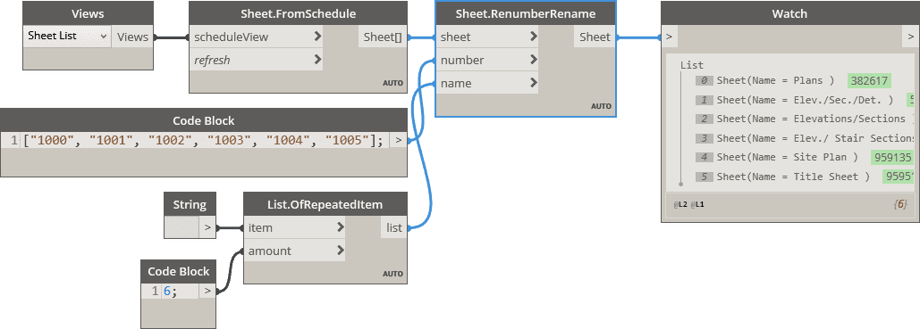 BimorphNodes new Sheet RenumberRename
