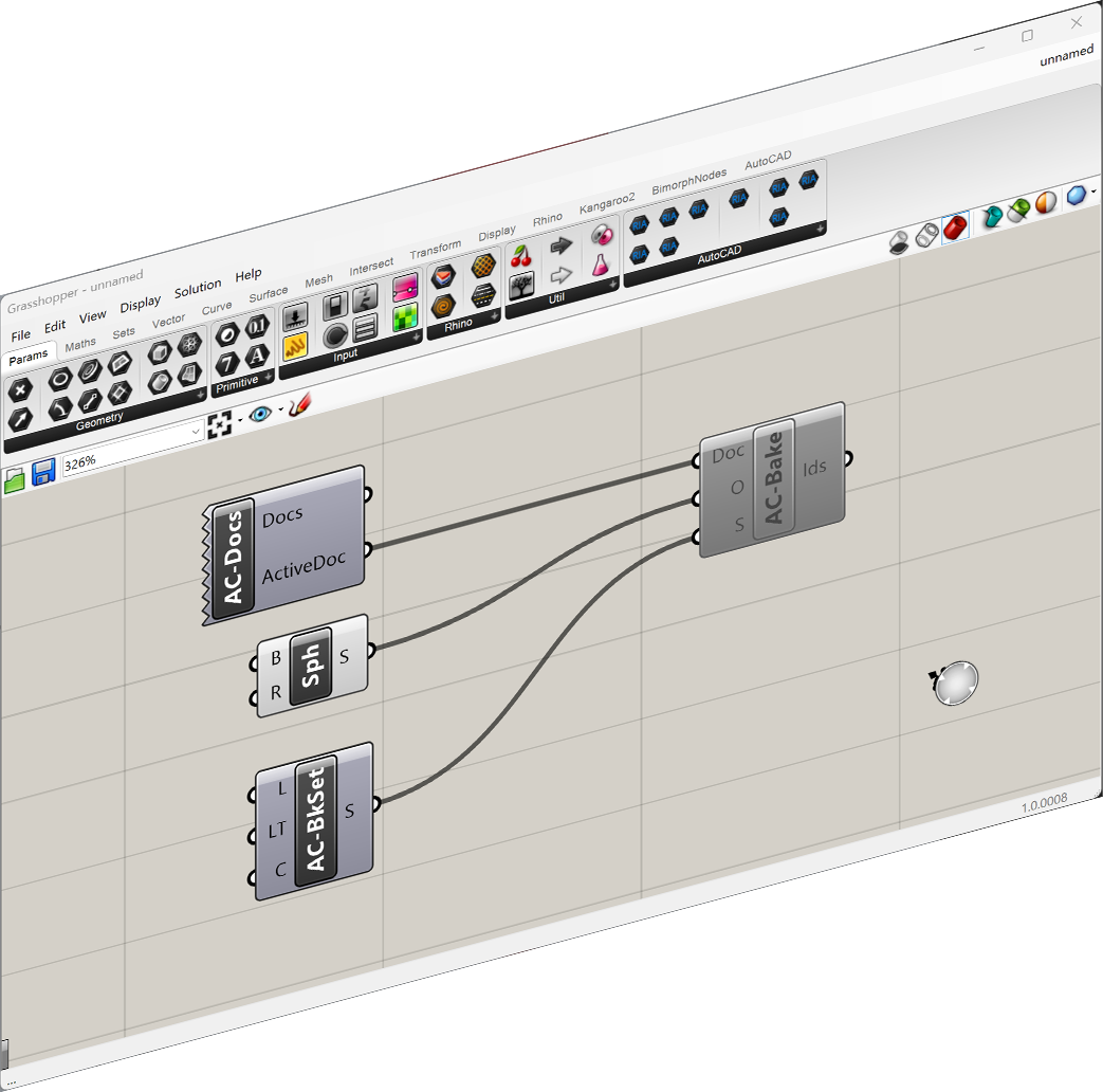 Grasshopper to AutoCAD baking workflow diagram