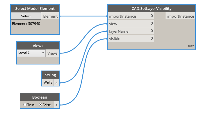 Bimorph Nodes CAD.SetLayerVisibility | Dynamo BIM for Revit